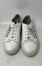 Load image into Gallery viewer, Bohemos Womens White Leather Lace-Up Round Toe Low Top Sneaker Shoes Size 39
