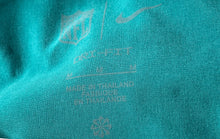 Load image into Gallery viewer, Nike Mens Green Miami Dolphins Short Sleeve Collared NFL Polo Shirt Size M
