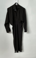 Load image into Gallery viewer, Express Womens Black Portofino Long Sleeve Collared Shirt Dress Size XS
