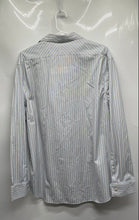 Load image into Gallery viewer, Perry Ellis Mens Multicolor Striped Cotton Premium City Fit Dress Shirt 17 1/2
