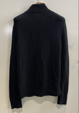 Load image into Gallery viewer, Authentic Ralph Lauren Womens Black Knitted Full-Zip Cardigan Sweater Size XL
