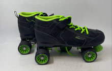 Load image into Gallery viewer, Pacer Mens GTX 500 Black Green Lace-Up Quad Roller Skates No Size Worn
