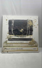 Load image into Gallery viewer, A Black Quilted Handbag And Gold Paint Splatters Jetsetter A La Mode Art Print
