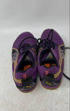 Load image into Gallery viewer, Puma Womens Complete TFX Sprint 3 Purple Yellow Lace-Up Track Spikes Size 7W
