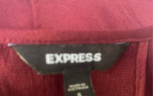 Load image into Gallery viewer, Express Womens Red Sleeveless V-Neck Asymmetrical Hem Tank Top Size S/P
