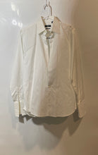 Load image into Gallery viewer, Hugo Boss Mens White Cotton Regular Fit Long Sleeve Collared Dress Shirt 15 1/2
