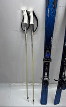 Load image into Gallery viewer, Atomic Unisex Adults Blue And Black Skis &amp; Poles Binding Set With Carrying Case
