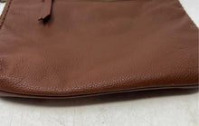 Load image into Gallery viewer, Lucky Brand Womens Brown Pebbled Leather Adjustable Strap Zip Top Crossbody Bag
