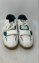 Load image into Gallery viewer, Zara Womens White Green Leather Lace-Up Low Top Round Toe Sneaker Shoes Size 37
