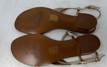 Load image into Gallery viewer, Lola Cruz Womens Bronze Open Toe Block Heel Slingback Sandals Size EUR 37
