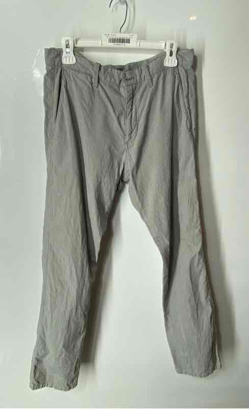 Calvin Klein Mens Gray Flat Front Stretch Straight Leg Chino Pants Size 32X32