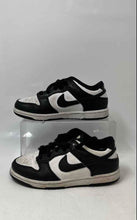 Load image into Gallery viewer, Nike Kids Dunk Low CW1588-100 White Black Lace-Up Sneaker Shoes Size 1Y

