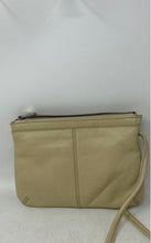 Load image into Gallery viewer, Tignanello Womens Beige Pebbled Leather Inner Pocket Zipper Crossbody Bag
