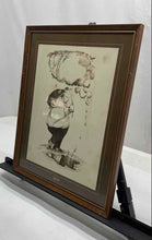 Load image into Gallery viewer, Divot By Gary Patterson Golf Humor Art Print Framed And Signed Wall Decor
