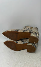 Load image into Gallery viewer, Cole Haan Womens Eva Multicolor Snakeskin Print Leather Ankle Bootie Size 9.5B
