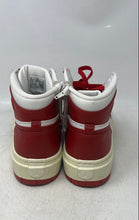 Load image into Gallery viewer, Nike Womens Air Jordan 1 Elevate High White Red Lace-Up Sneaker Shoes Size 10
