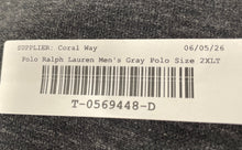 Load image into Gallery viewer, Polo Ralph Lauren Mens Gray Heather Collared Short Sleeve Polo Shirt Size 2XLT
