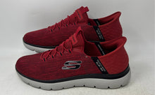 Load image into Gallery viewer, Skechers Mens Summits Key Pace 232469 Red Slip-On Low Top Sneakers Shoes Size 10

