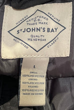 Load image into Gallery viewer, St. John's Bay Mens Black Pockets Sleeveless Full-Zip Puffer Vest Size Large
