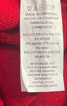 Load image into Gallery viewer, Michael Kors Womens Red Knitted Long Sleeve Round Neck Pullover Sweater Size L
