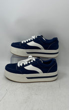 Load image into Gallery viewer, Will Pair Mens Dandii Blue Lace-Up Low Top Round Toe Sneaker Shoes Size 10M

