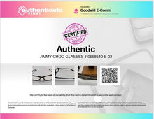 Load image into Gallery viewer, Authentic Jimmy Choo Women's Black Python Glasses

