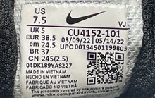 Load image into Gallery viewer, Nike Womens Air Max Bolt CU4152-101 White Black Low Top Sneakers Shoes Size 7.5
