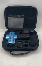 Load image into Gallery viewer, Renpho Model RP-GM171-N1 Blue Massage Gun With Case And Accessories Not Tested
