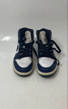 Load image into Gallery viewer, Nike Kids Air Jordan 1 Retro High OG Blue White Lace-Up Sneaker Shoes Size 12C
