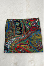 Load image into Gallery viewer, No Brand Womens Multicolor Paisley Bohemian Lightweight Pocket Square Scarf
