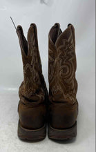 Load image into Gallery viewer, Rebel By Durango Mens Dark Brown Leather Pull-On Western Boots Size 11.5 EE
