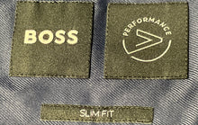 Load image into Gallery viewer, Hugo Boss Mens Dark Blue Slim Fit Long Sleeve Collared Dress Shirt Size L
