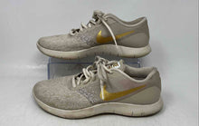 Load image into Gallery viewer, Nike Womens Flex Contact Beige Gold Low Top Lace-Up Sneaker Shoes Size 8
