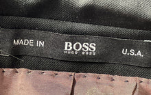 Load image into Gallery viewer, Boss Hugo Boss Mens Black Long Sleeve Notch Lapel Two-Button Blazer Size 38R

