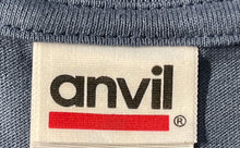 Load image into Gallery viewer, Anvil Mens Blue Cotton Short Sleeve Crew Neck Concert Graphic T-Shirt Size Large
