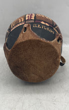Load image into Gallery viewer, Carved Wooden African Tribal Drum Maputo Souvenir Fur Hide Top With Handle
