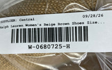 Load image into Gallery viewer, Ralph Lauren Womens Janis Beige Brown Slip-On Low Top Loafer Shoes Size 9.5B
