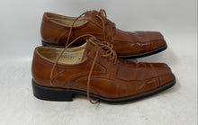 Load image into Gallery viewer, Giorgio V Mens Brown Leather Square Toe Lace-Up Oxford Dress Shoes Size 10M
