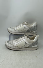Load image into Gallery viewer, Michael Kors Womens Wilma White Silver Gray Lace-Up Sneakers Shoes Size 10M
