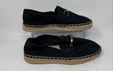 Load image into Gallery viewer, Aldo Womens Dochao Black And Beige Round Toe Slip-On Espadrille Shoes Size 8
