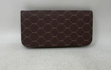 Load image into Gallery viewer, Aldo Womens Brown Geometric Monogram Faux Leather Zip-Around Wallet With Box
