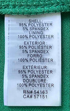 Load image into Gallery viewer, Guess Womens Green Sleeveless V-Neck Back Zip Mini Dress Size 6
