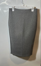Load image into Gallery viewer, H&amp;M Womens Gray Flat Front Asymmetrical Pull-On Straight &amp; Pencil Skirt No Size
