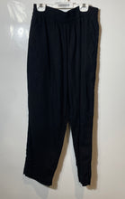 Load image into Gallery viewer, Old Navy Womens Black Flat Front Elastic Waist Straight Leg Ankle Pants Size S
