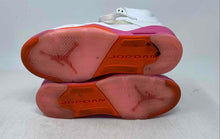Load image into Gallery viewer, Nike Girls Air Jordan 5 440892-168 White Pink Sneakers Shoes Size 3.5Y No Insole
