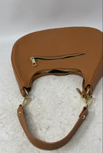 Load image into Gallery viewer, Unbranded Womens Brown Pebbled Leather Detachable Shoulder Strap Zipper Hobo Bag
