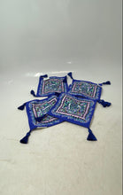 Load image into Gallery viewer, Lilly Pulitzer Womens Blue Grotto Fan Favorite Tassels Square Scarf In Box
