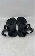 Load image into Gallery viewer, Michael Kors Womens Plate Jelly Black Open Toe Flat Thong Sandals Size 10 M
