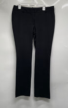 Load image into Gallery viewer, Ann Taylor Womens Black Flat Front Pockets Straight Leg Dress Pants Size 12
