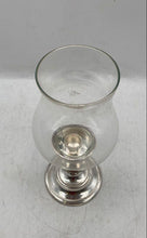 Load image into Gallery viewer, AMC Silver Tone Glass Classic Home Decor Decorative Candlestick Holder
